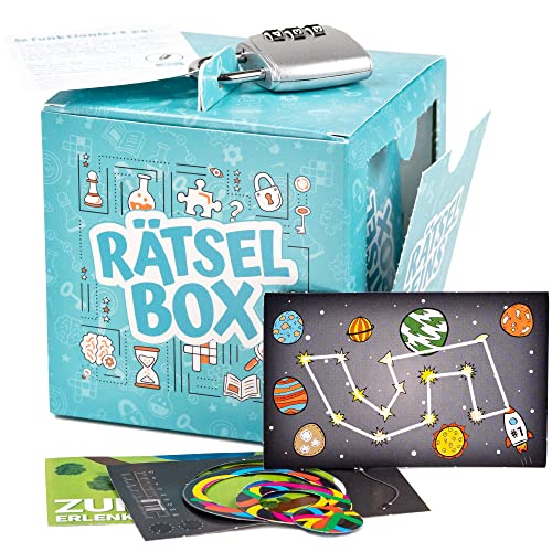 Rätsel-Geschenkbox mit Zahlenschloss